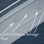 aluminum fascia damage