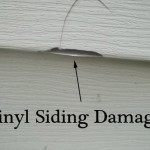 vinyl siding damage