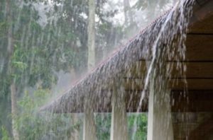 raining roof